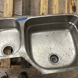 Stainless Double Sink 