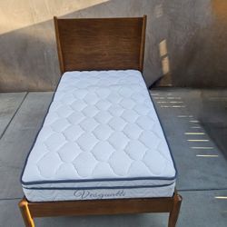 TWIN SIZE BED WITH MATTRESS INCLUDED!!