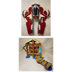 (15 one)Lego set build Star wars and cabaña bar