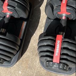Adjustable Dumbbell  52.5 Each 