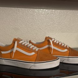 Vans “tiger Orange” Size 9.5