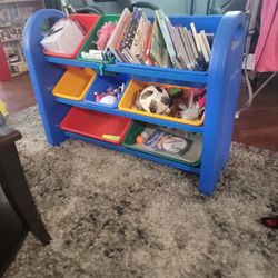 3-Tier Organizer with Bins, Toy Storage