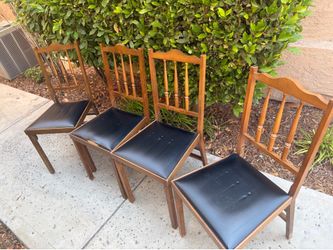 Set of 4 Leg-O-Matic Folding Chairs from Original Airstream
