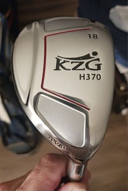 Right-Handed KZG H370 Tour 18 Degree 2 Hybrid Extra Stiff Flex Standard Size Grip CLEAN Club