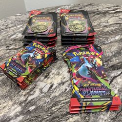 Pokémon Phantasmal Flames Booster Packs Sealed Lot
