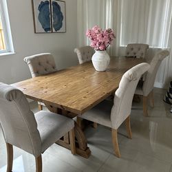 Table and chairs