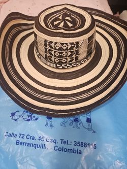  Hat sombrero Vueltiao de COLOMBIA.