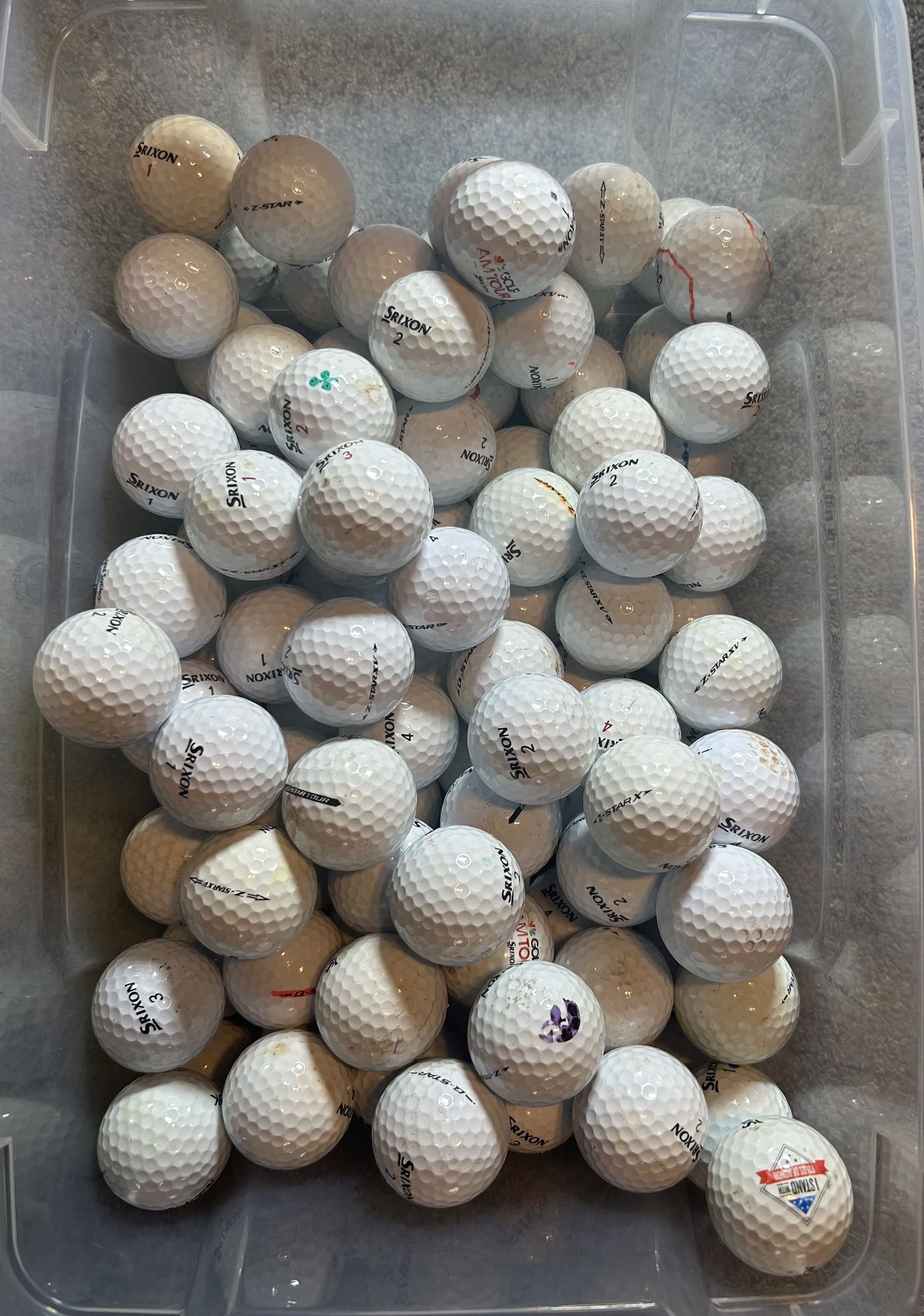 3 Dozen 3A Srixon Q/Z Star