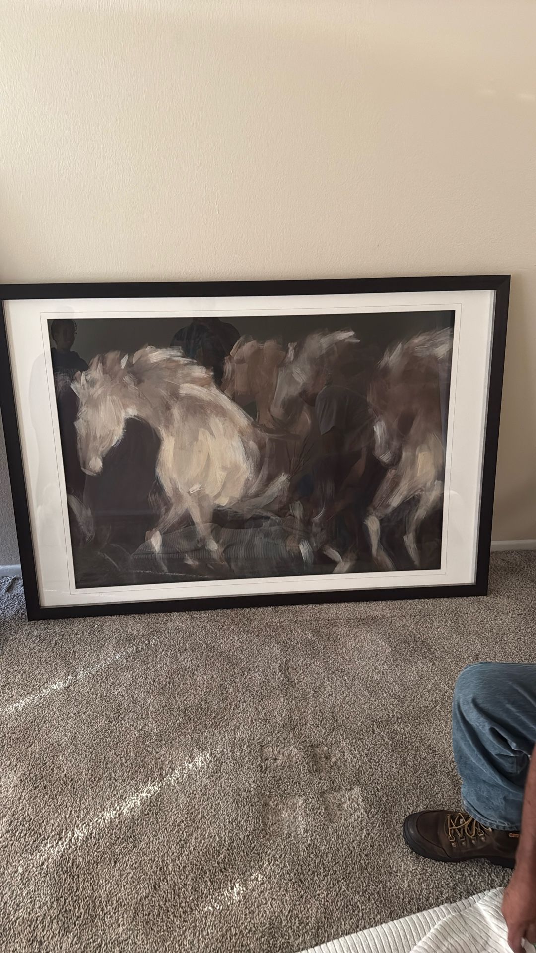 Limited Edition Horse Picture With Frame