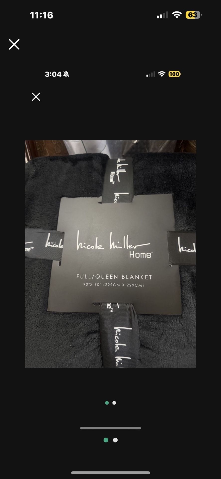 Queen Blanket Nicole Miller 