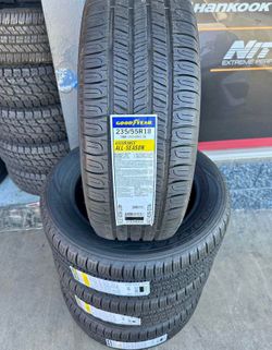235/55/18 Goodyear full set installed and balanced