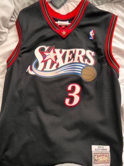 Black Allen iverson jersey size L