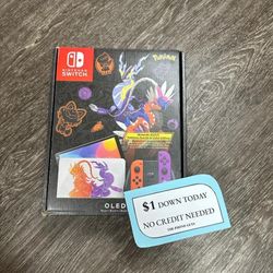 Nintendo Switch Oled Pokémon Scarlet & Violet Gaming Console -PAYMENTS AVAILABLE FOR AS LOW AS $1 DOWN - NO CREDIT NEEDED