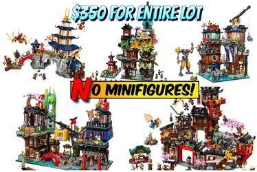 Lego Ninjago HUGE used City lot LOCAL PICK UP