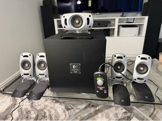 Logitech Z-5300 with subwoofer remote