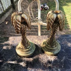 SET of 2 Candle Holders For Sale 