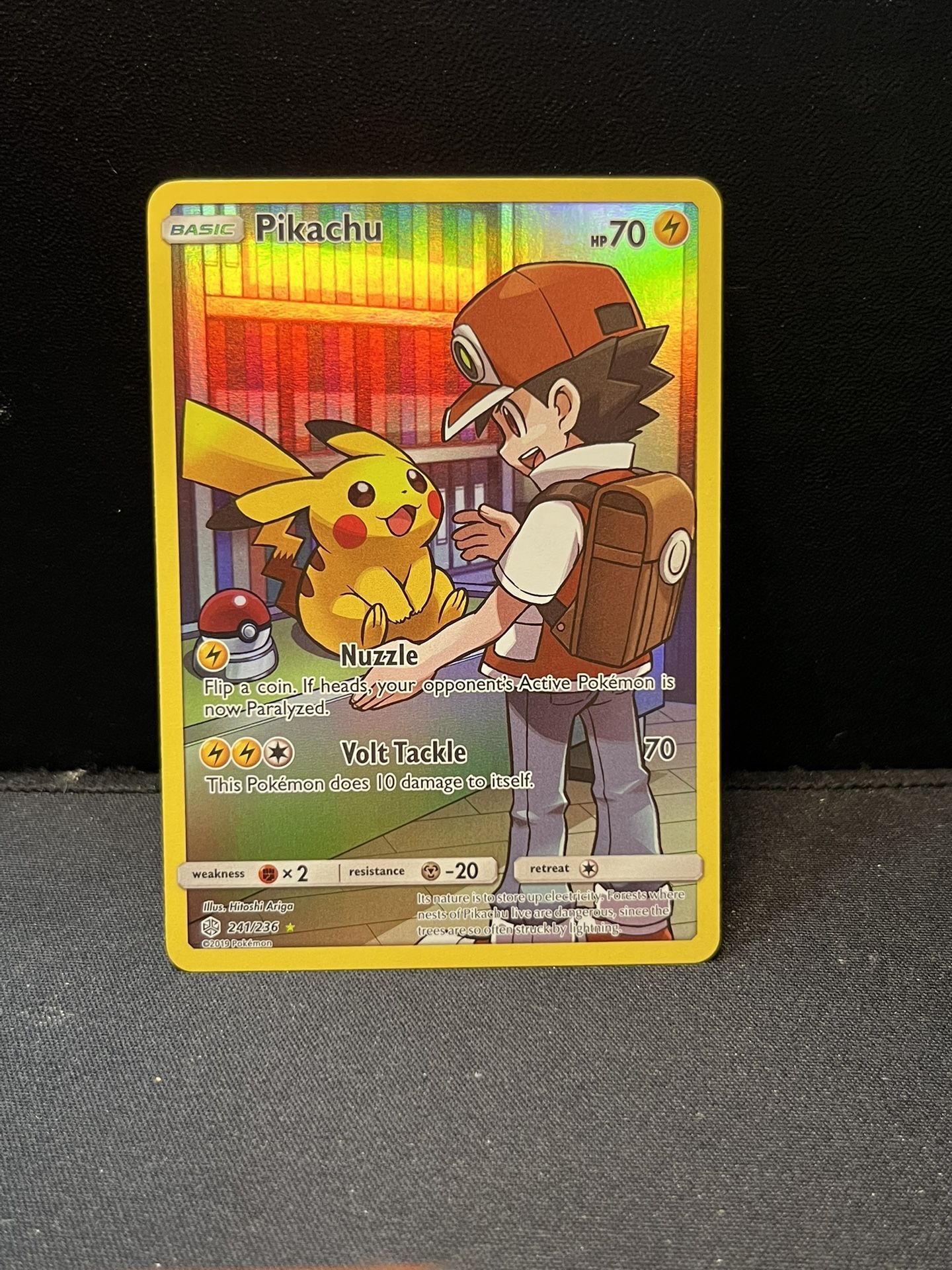 Pikachu (Secret) 241/236 Sm-Cosmic Eclipse Holo