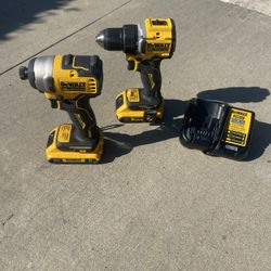 Dewalt Drills W/ Battery Charger 