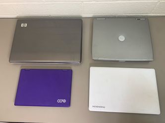 4 Laptops (For Parts)