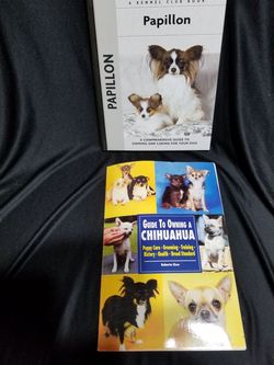 Papillon and Chihuahua dog books perfect condition