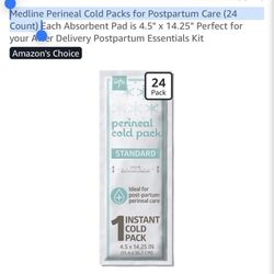 Medline Perineal Cold Packs for Postpartum Care 