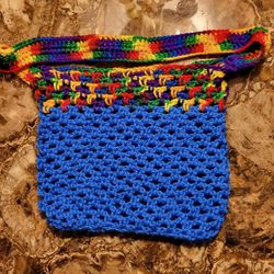 Crocheted Tote Bags Made To Order In Whatever Color You Prefer With Or Without The Flower 