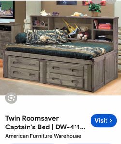 Twin Captains bed