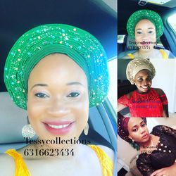 Beautiful ready made gele