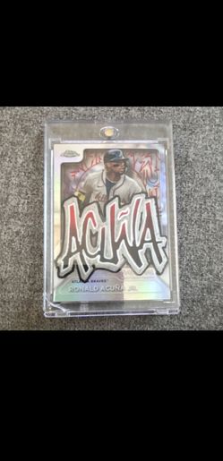 2024 Topps Chrome Ronald Acuña Jr. ACTA  Insert MLB-1 Braves