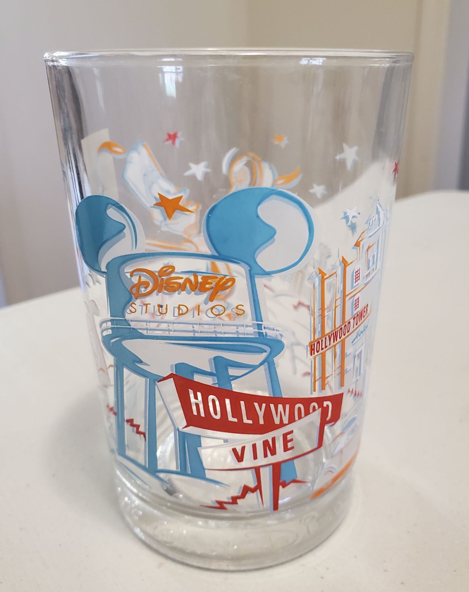WALT DISNEY WORLD 25th Anniversary Remember the Magic Collectible Glass