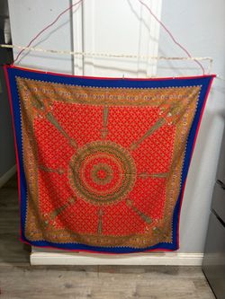 Large Paisley Medallion Scarf or Shawl