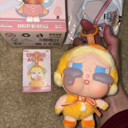 AUTHENTIC POPMART CRYBABY Crying Again Plush Pendant - Duck You