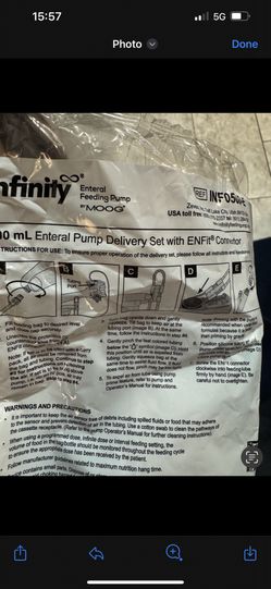 Infinity Feeding Tubes Feeding Bags