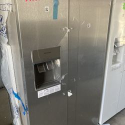 New LG Stainless Steel Side By Side Refrigerator And Repair 