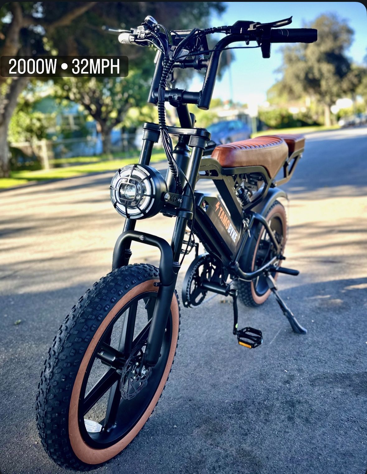 🔥 32 MPH Electric Bike / E-Bike | Fat Tire | Full Suspension