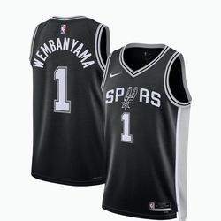 Victor Wembanyama Spurs Nike Icon Edition Jersey Mens XL $50