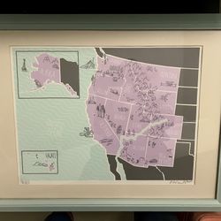 Framed West Elm Wall Art West Coast