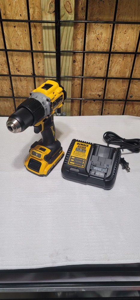 DEWALT
20V Lithium-Ion Cordless Brushless Compact 1/2 in. Hammer Drill Kit with (1) 2.0Ah Battery and Charger