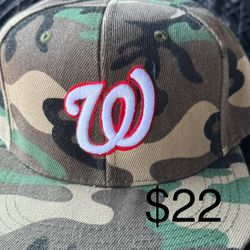 Washington Camo Baseball Hat
