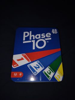 Phase 10 Game Tin Box