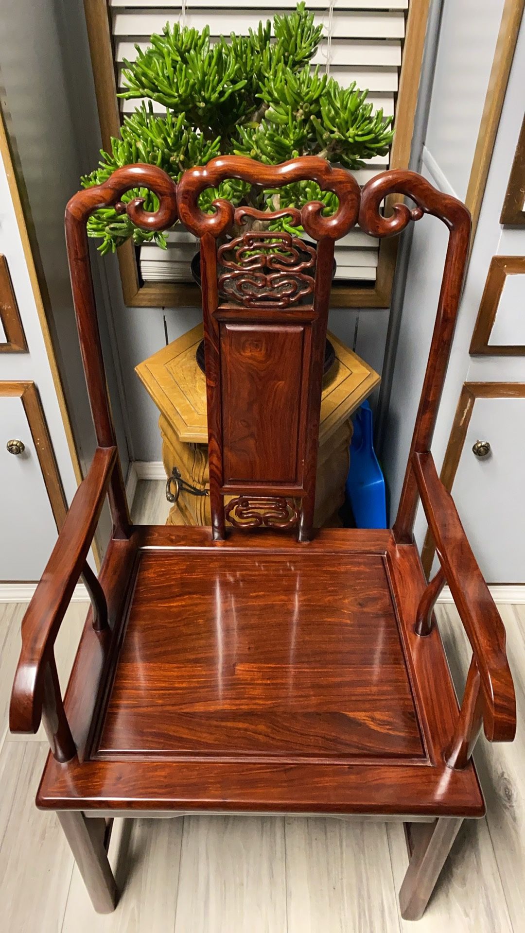 Antique Chinese Rosewood Chair 