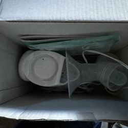 Breast pump open box