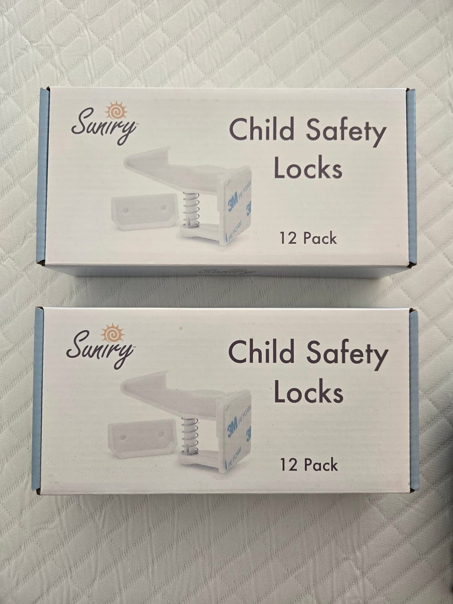 Child Safety Locks 12 Pack each box
