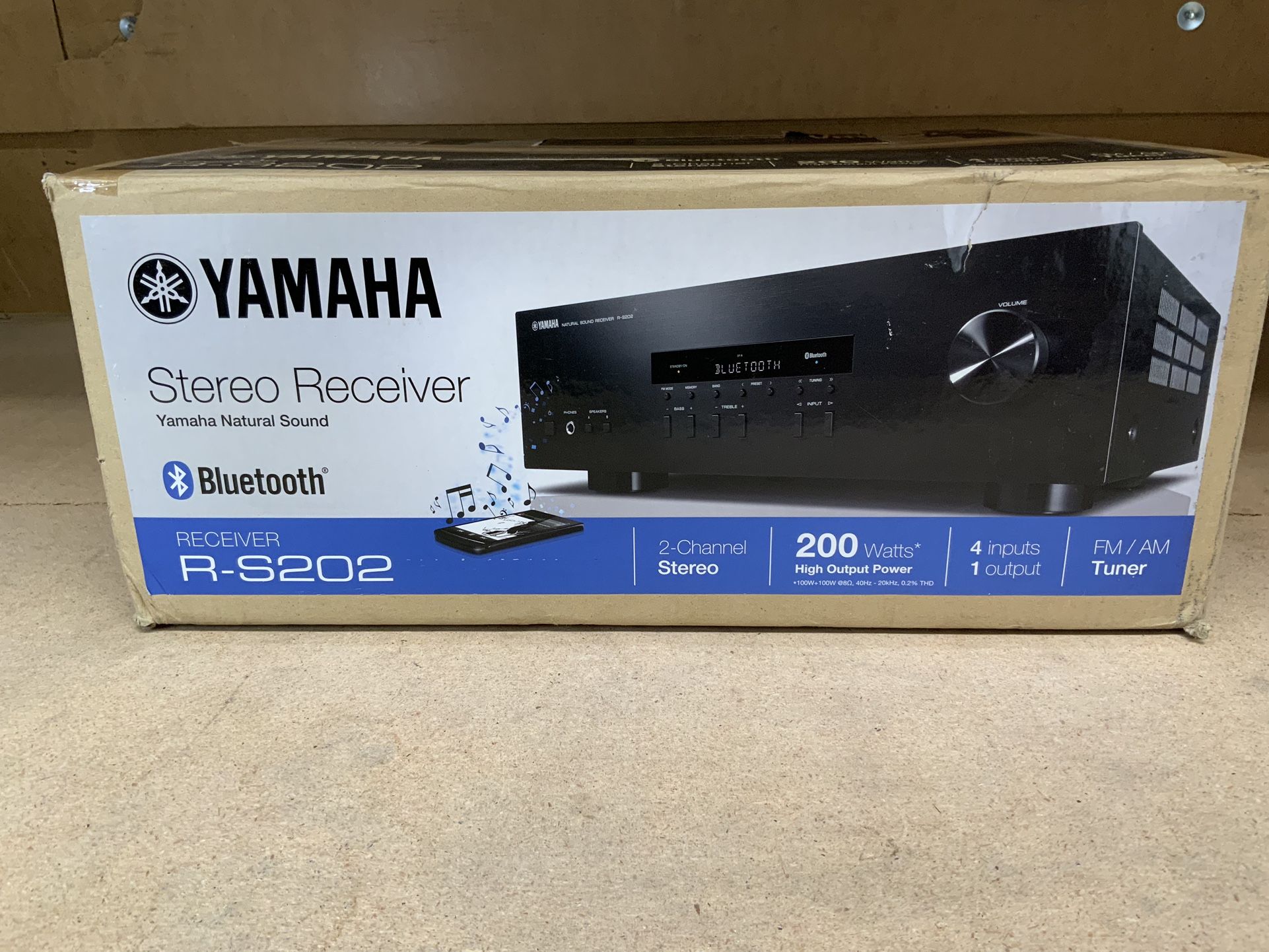 Yamaha R-S202 2-Channel Home Stereo Receiver with Bluetooth #307
