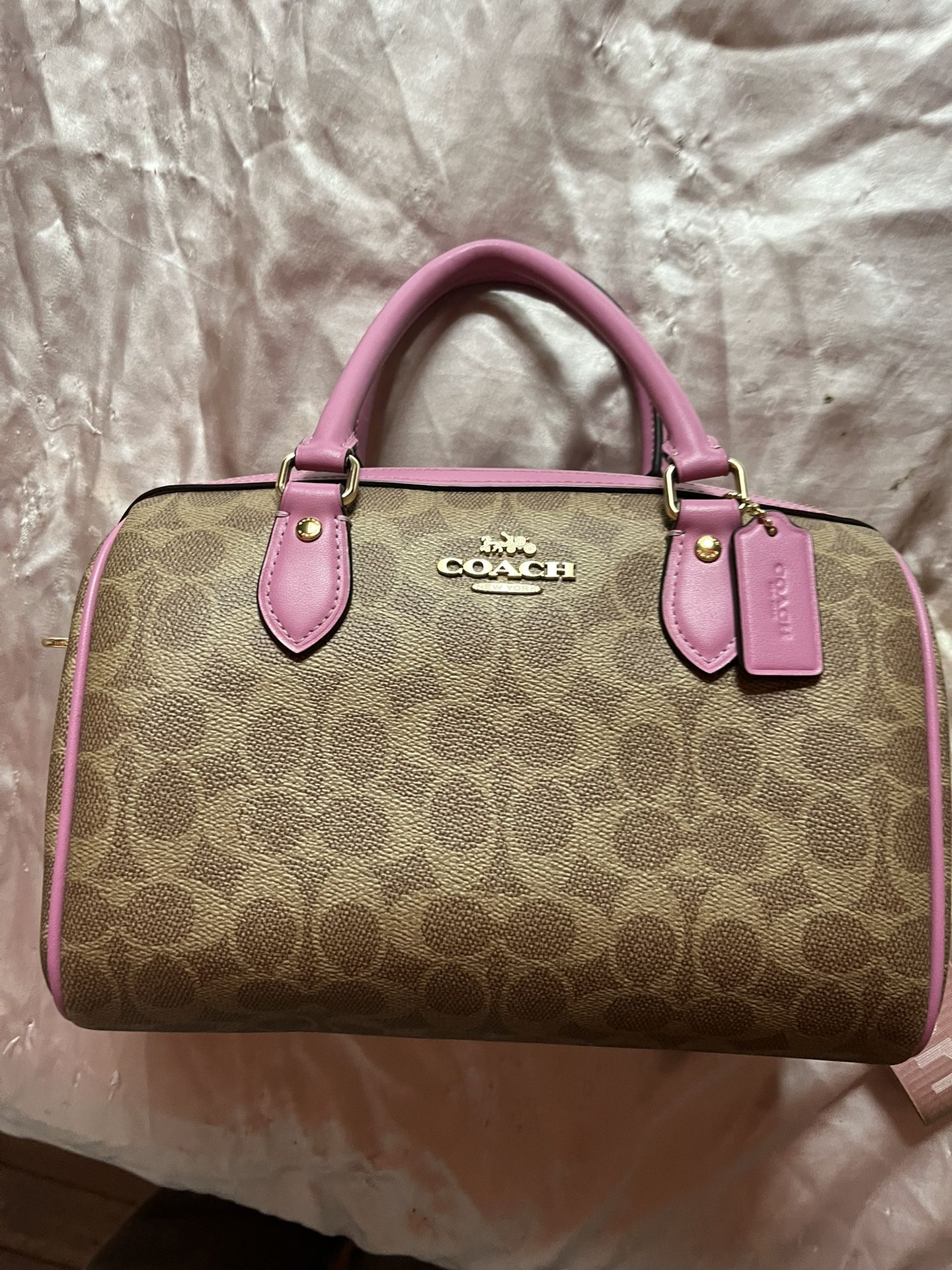 Pink Coach Purse