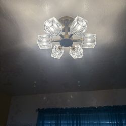Crystal Light Fixtures x2