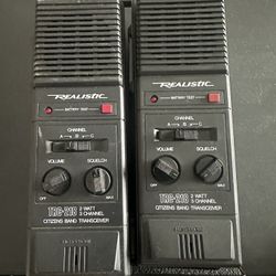 Realistic Walkie-talkies -Vintage 