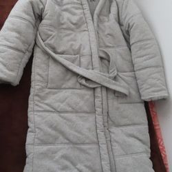 Off Hours Unisex One Size Homecoat in Sweatshirt Grey