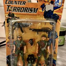 2010 RARE Counter Terrorism Counter Strike Knock Off Bootleg action figures