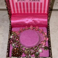 Betsey Johnson Charm Bracelet 